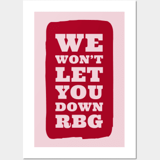 We Won't Let You Down RGB Posters and Art